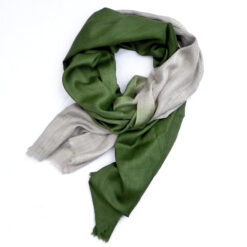 Cashmere Dip Dye Tørklæde - grøn