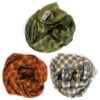 Mønstret Cashmere Tørklæder
