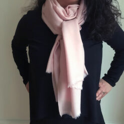 Uld Sjal - rosa