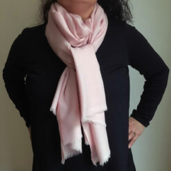 Uld Sjal - rosa