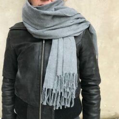 Handloom Tak Shawl - grå