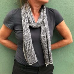Herre cashmere - sildebensmønster