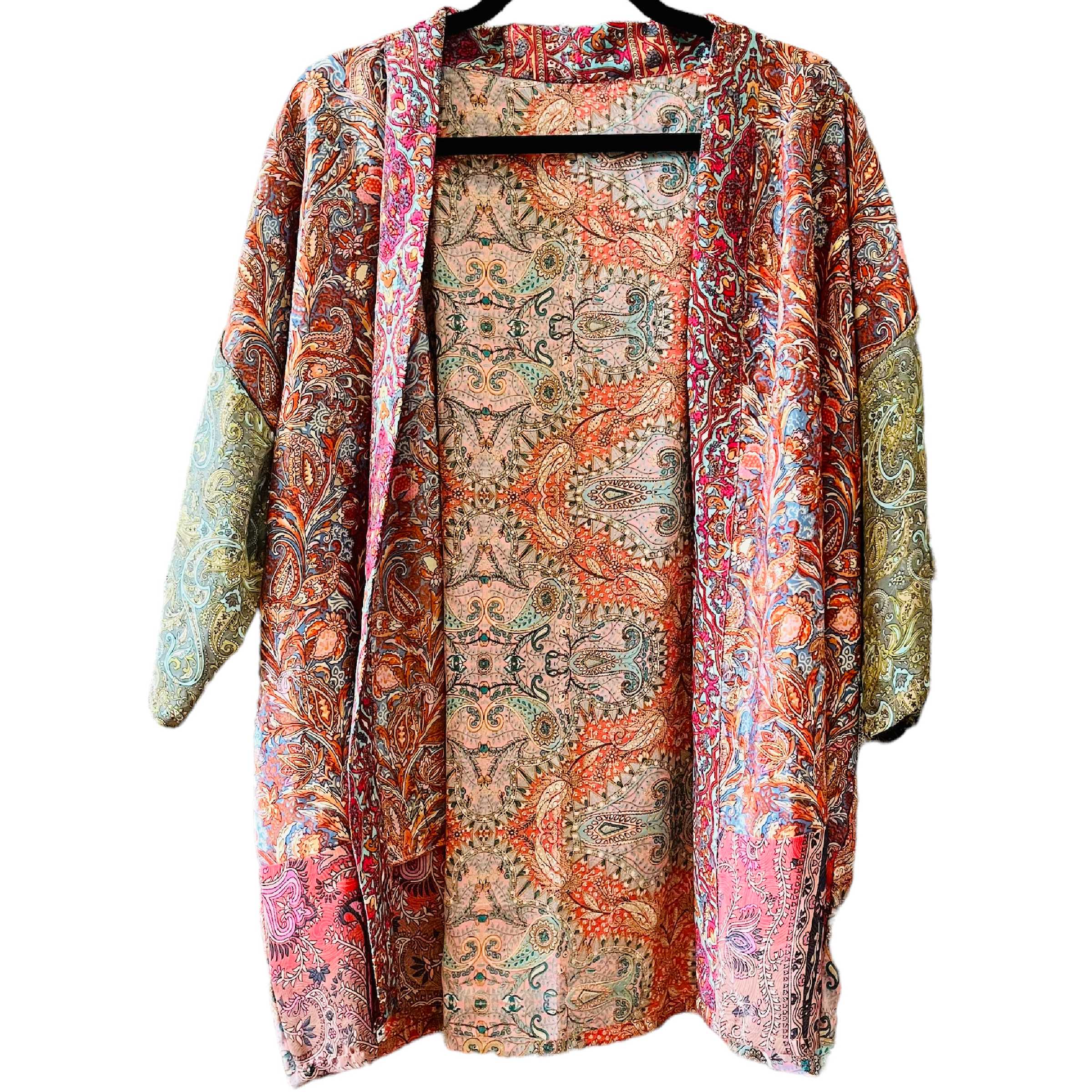 Kort silke kimono - Køb Kort silke kimono til god pris